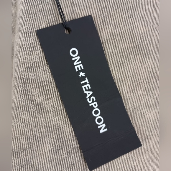 NWT One Teaspoon Truckers Mid Waist Straight Leg Denim Jeans in Rust  32 $165 - Picture 12 of 16